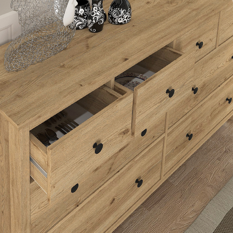 Συρταριέρα - Μπουφές χρώμα oak 3