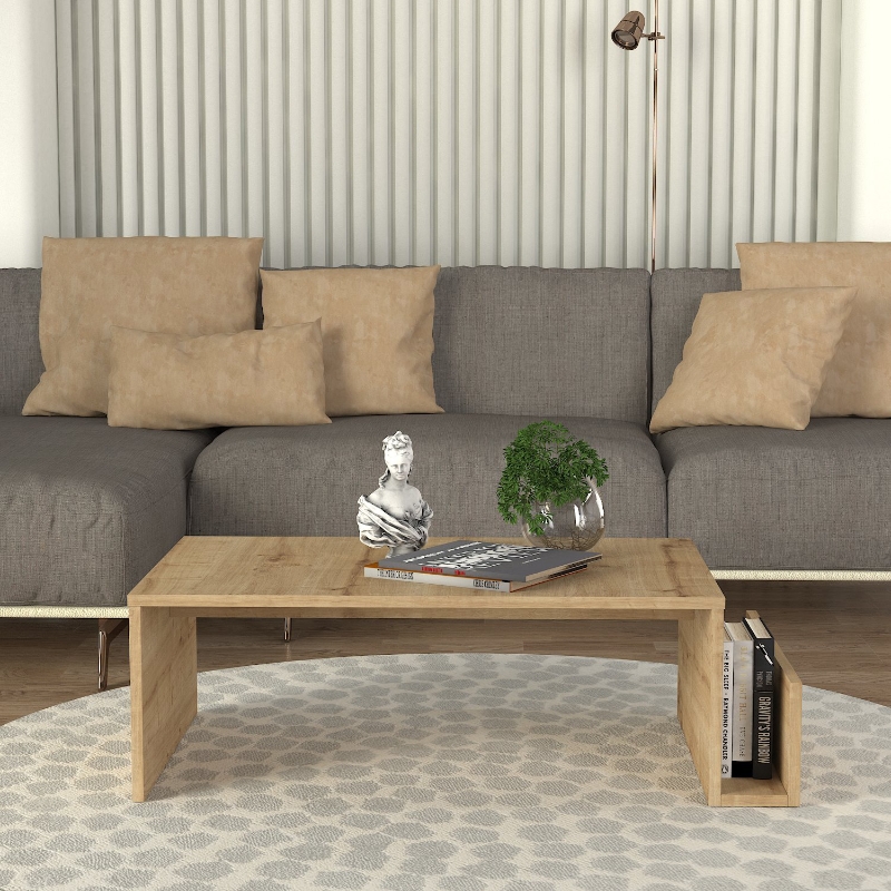 Τραπεζάκι σαλονιού χρώμα oak 3