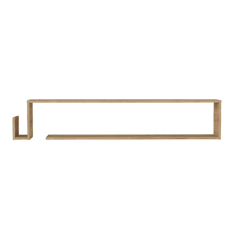 Έπιπλο τηλεόρασης επιτοίχιο χρώμα oak 5