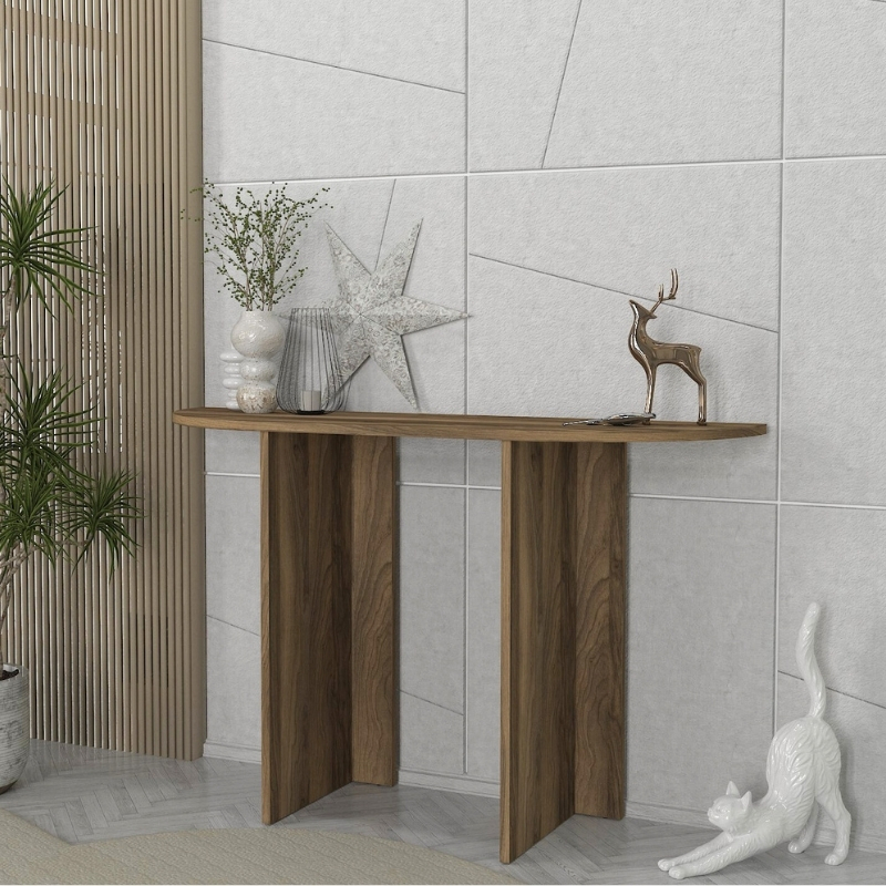 Κονσόλα χρώμα καρυδί