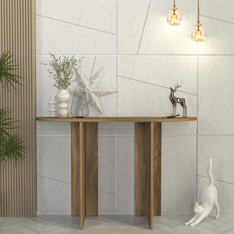 Κονσόλα χρώμα καρυδί 3