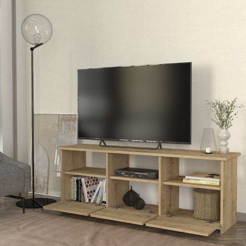 Έπιπλο τηλεόρασης χρώμα oak 3