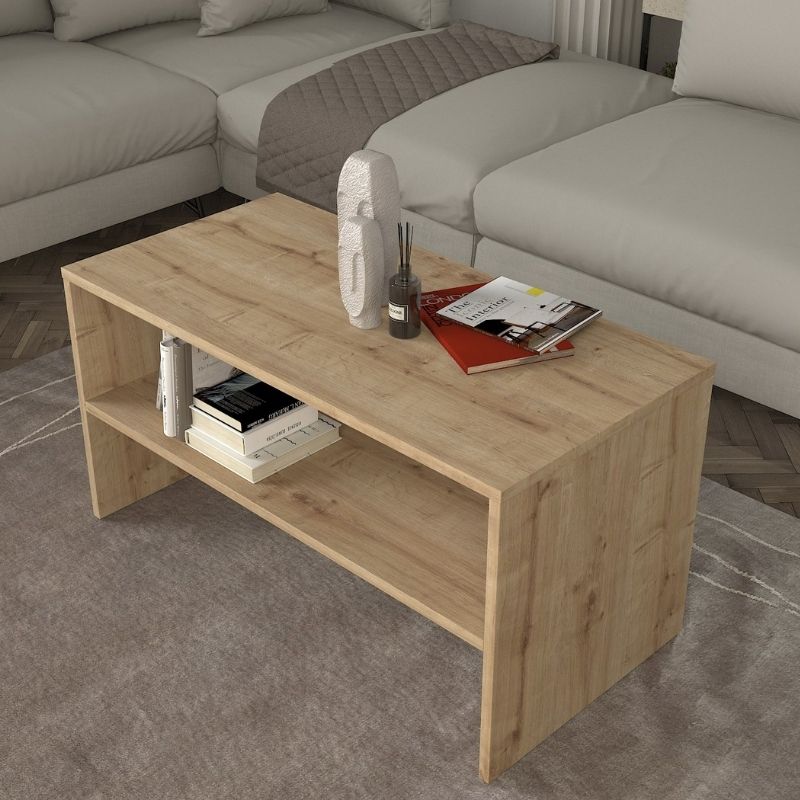 Τραπεζάκι σαλονιού χρώμα oak 4