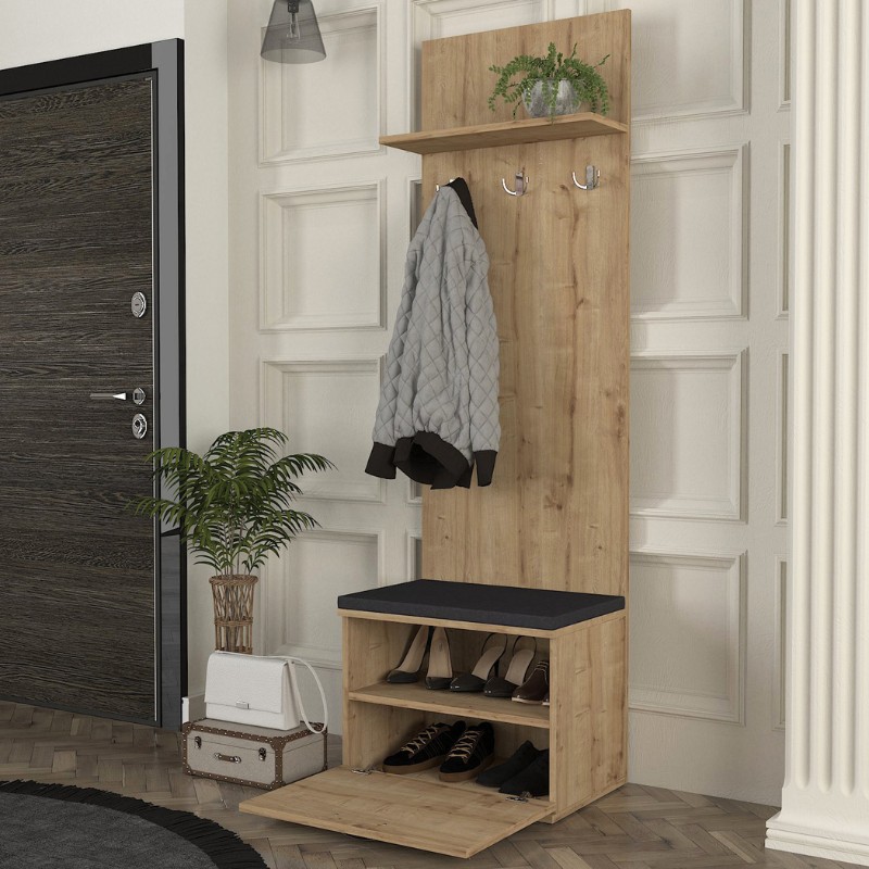 Έπιπλο εισόδου χρώμα oak 2