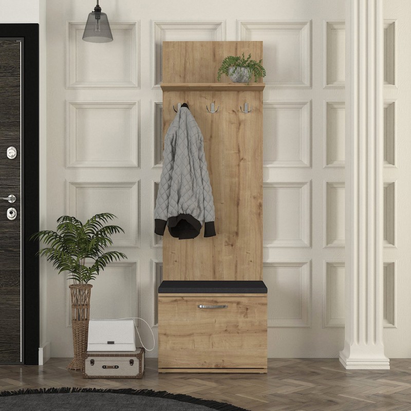 Έπιπλο εισόδου χρώμα oak 4