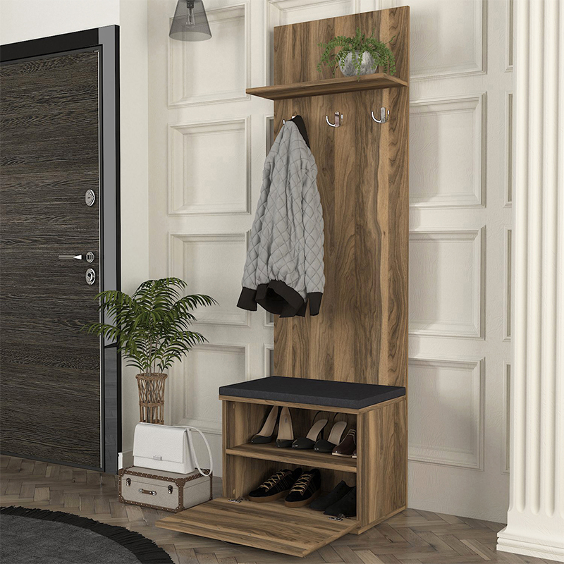 Έπιπλο εισόδου χρώμα καρυδί 2