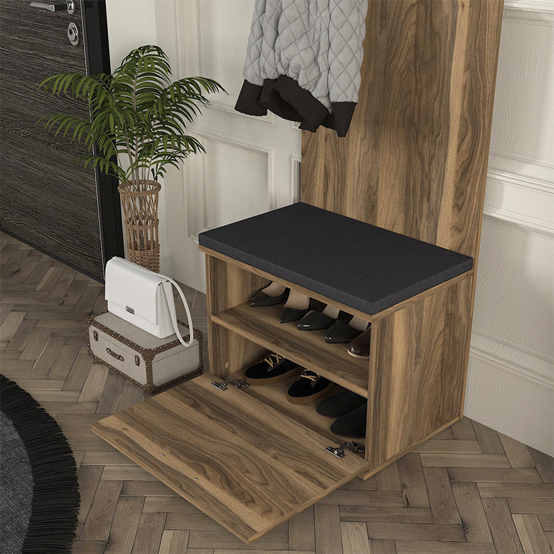 Έπιπλο εισόδου χρώμα καρυδί 3