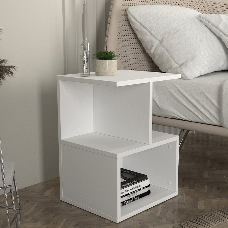 Κομοδίνο - Τραπεζάκι βοηθητικό χρώμα λευκό 3