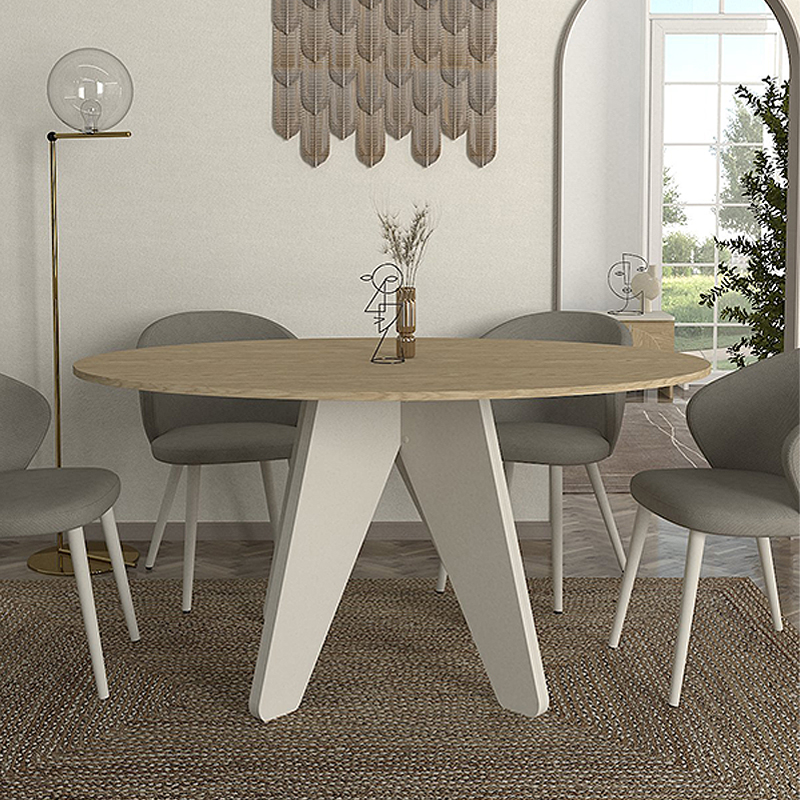 Τραπέζι χρώμα oak - sandstone 3