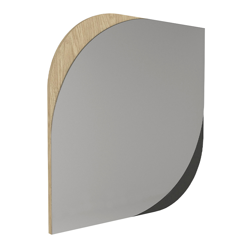 Καθρέπτης τοίχου Μegapap χρώμα oak - ανθρακί 4