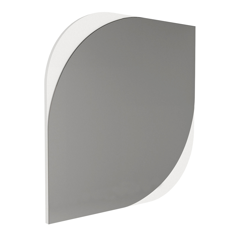 Καθρέπτης τοίχου Μegapap χρώμα λευκό 3