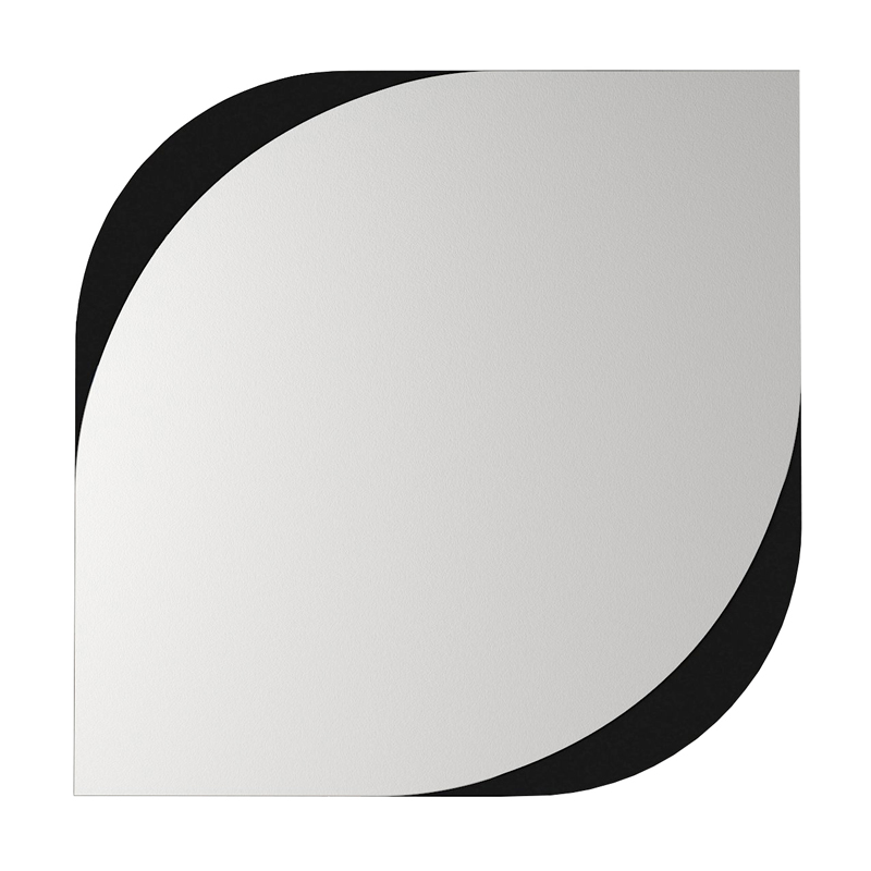 Καθρέπτης τοίχου Μegapap χρώμα μαύρο 4