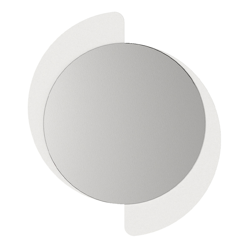 Καθρέπτης τοίχου Μegapap χρώμα λευκό 4