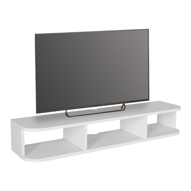 Έπιπλο τηλεόρασης επιτοίχιο με LED χρώμα λευκό 5
