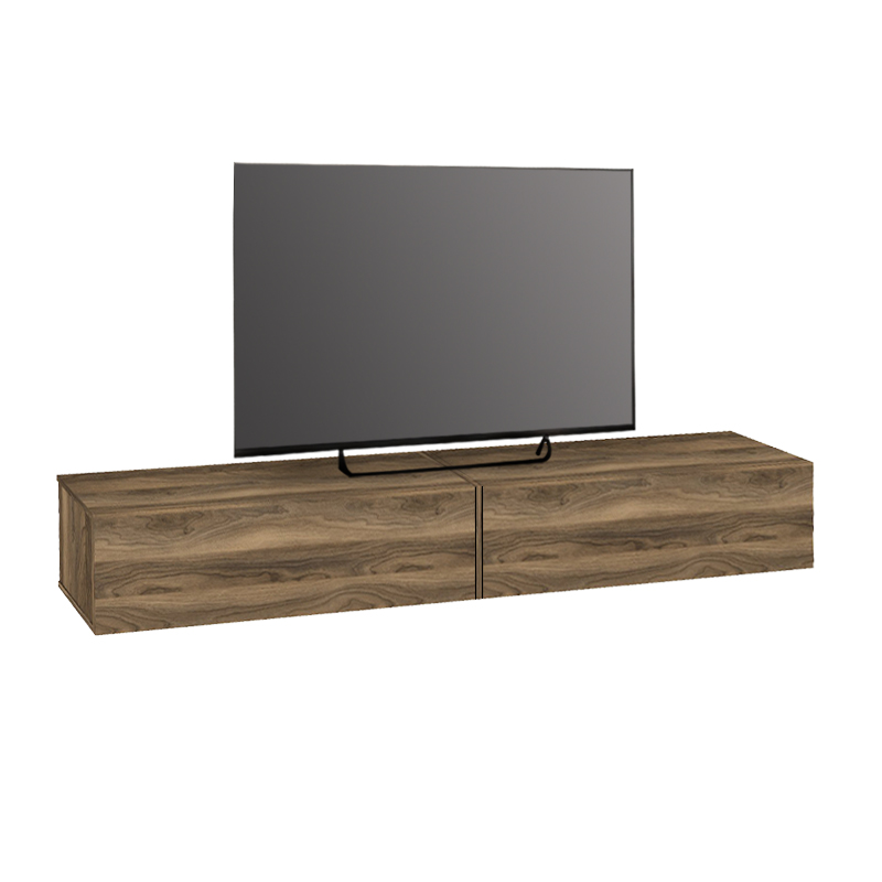 Έπιπλο τηλεόρασης επιτοίχιο χρώμα καρυδί 5