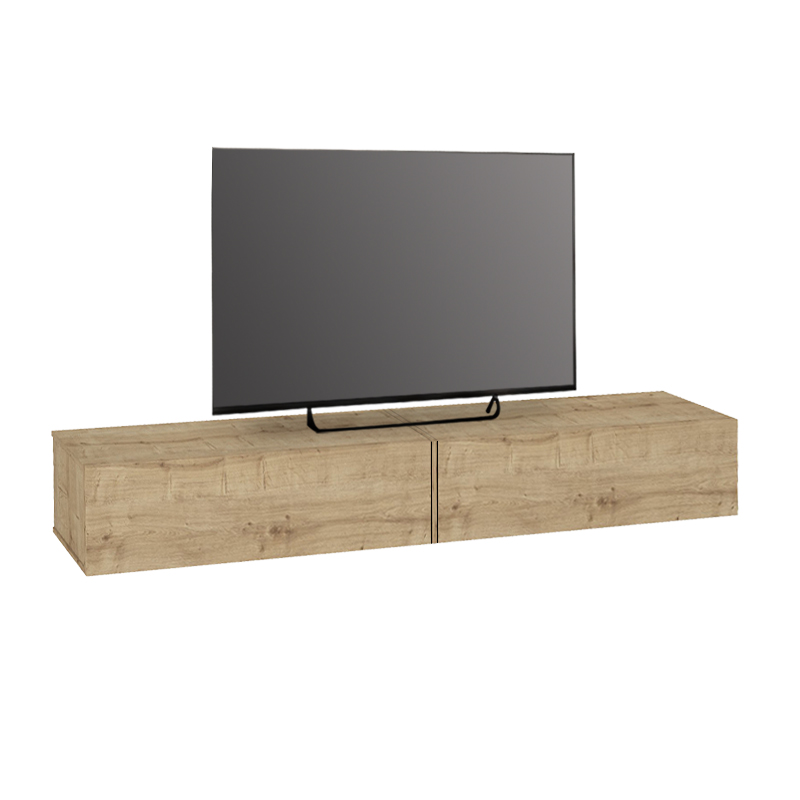 Έπιπλο τηλεόρασης επιτοίχιο χρώμα oak 5
