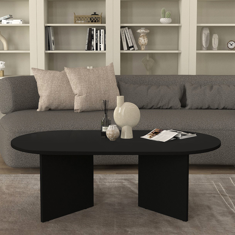 Τραπεζάκι σαλονιού χρώμα μαύρο 2