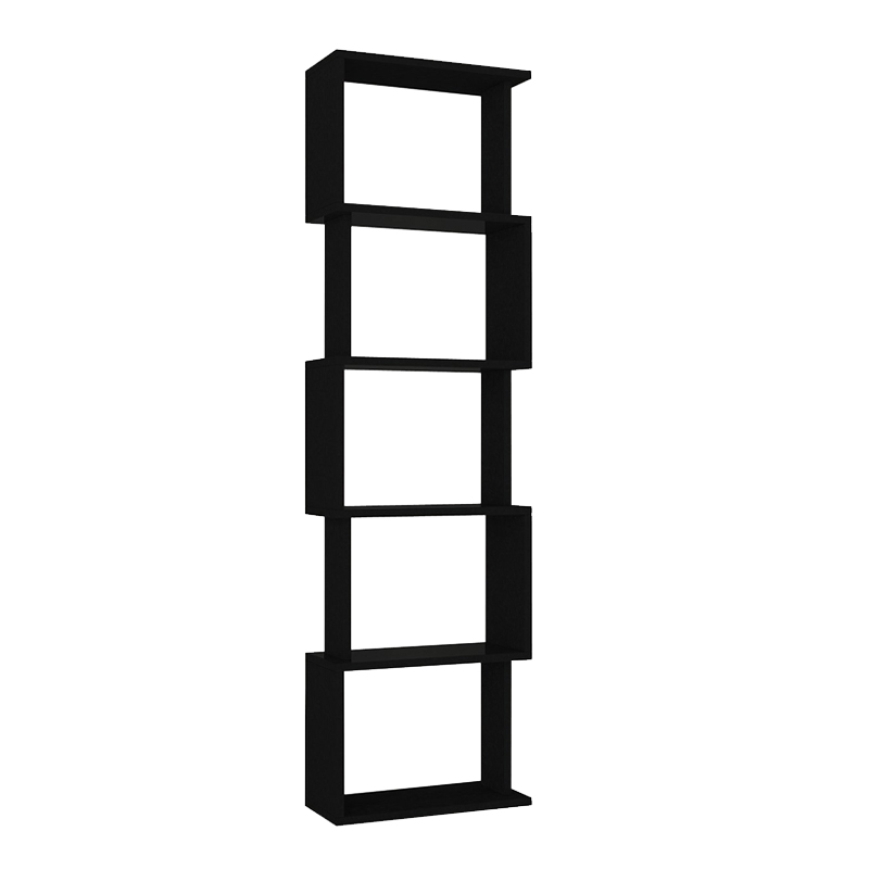 Βιβλιοθήκη χρώμα μαύρο 4