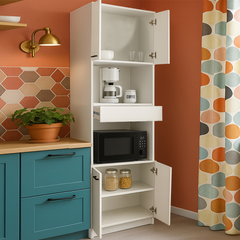 Ντουλάπι κουζίνας - μπάνιου χρώμα λευκό 2