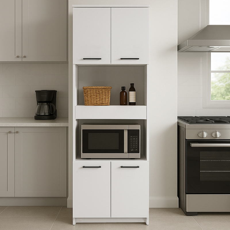 Ντουλάπι κουζίνας - μπάνιου χρώμα λευκό 3