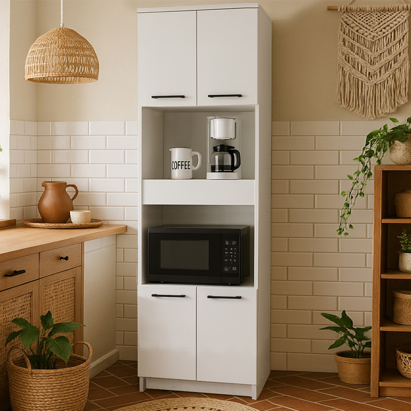 Ντουλάπι κουζίνας - μπάνιου χρώμα λευκό 5