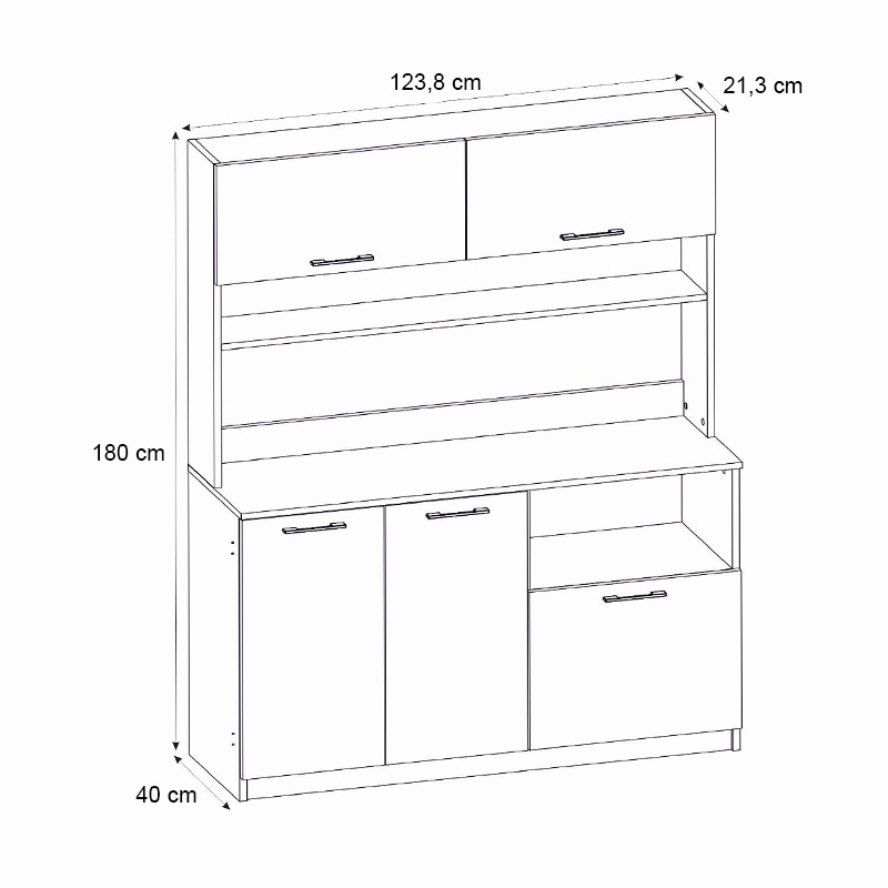 Έπιπλο κουζίνας 3 χρώμα λευκό 7