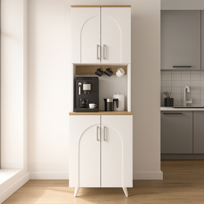 Έπιπλο κουζίνας 2 χρώμα λευκό - oak 3