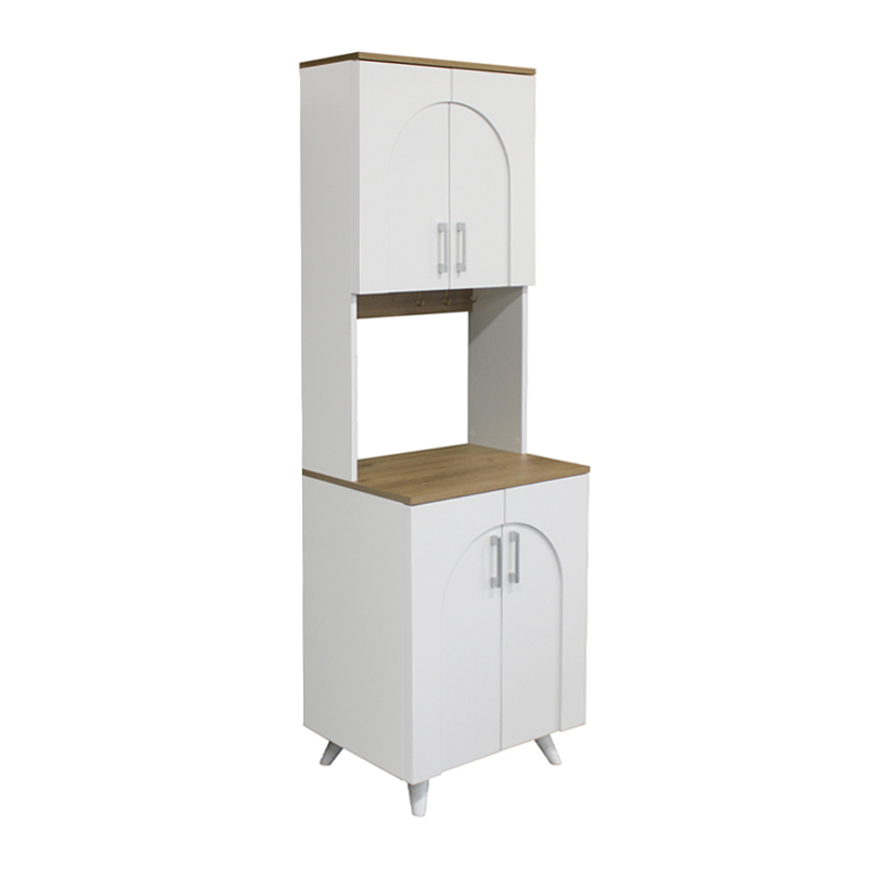 Έπιπλο κουζίνας 2 χρώμα λευκό - oak 4