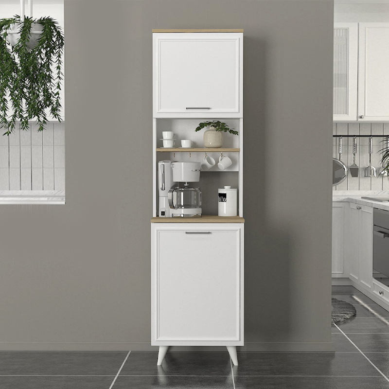 Έπιπλο κουζίνας 1 χρώμα λευκό - oak 3