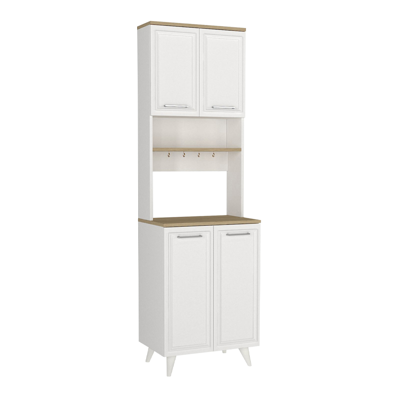 Έπιπλο κουζίνας 2 χρώμα λευκό - oak 5