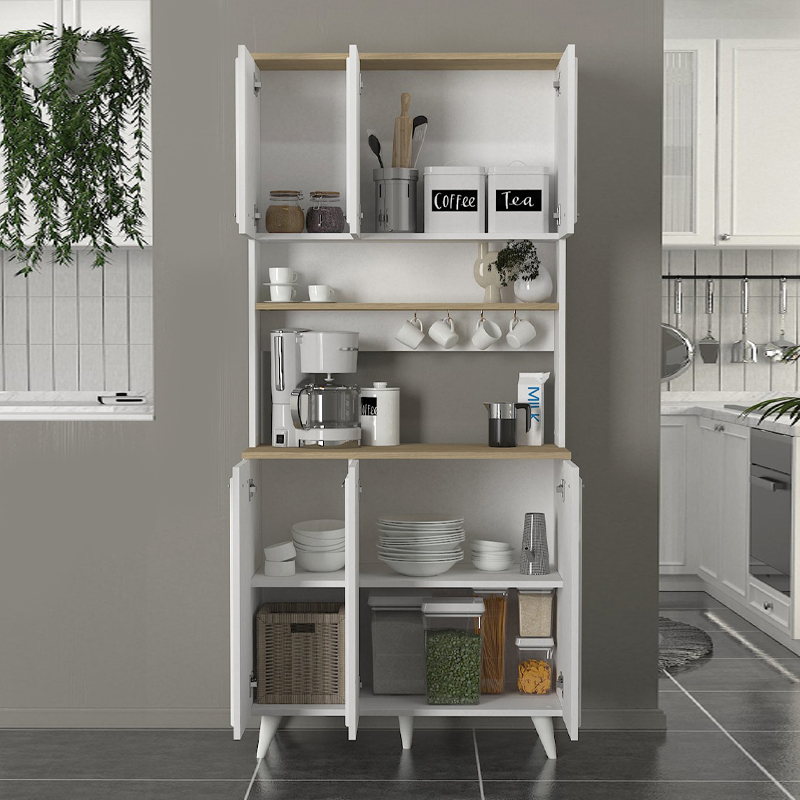 Έπιπλο κουζίνας 3 χρώμα λευκό - oak 2