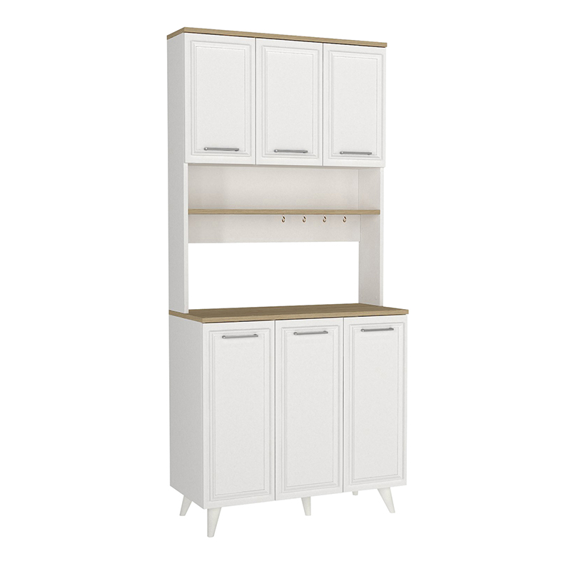 Έπιπλο κουζίνας 3 χρώμα λευκό - oak 5