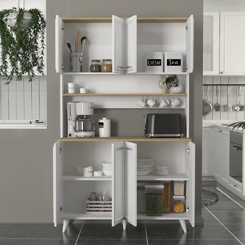 Έπιπλο κουζίνας 4 χρώμα λευκό - oak 2