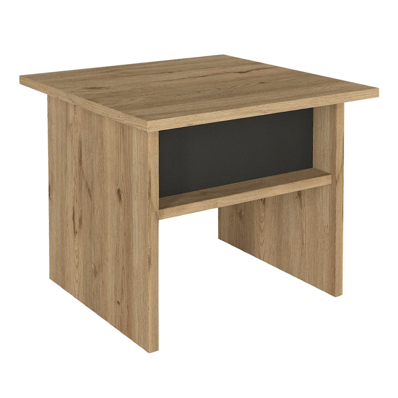 Τραπεζάκι σαλονιού - γραφείου χρώμα oak - ανθρακί 5