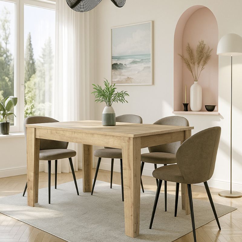 Τραπέζι χρώμα oak 4