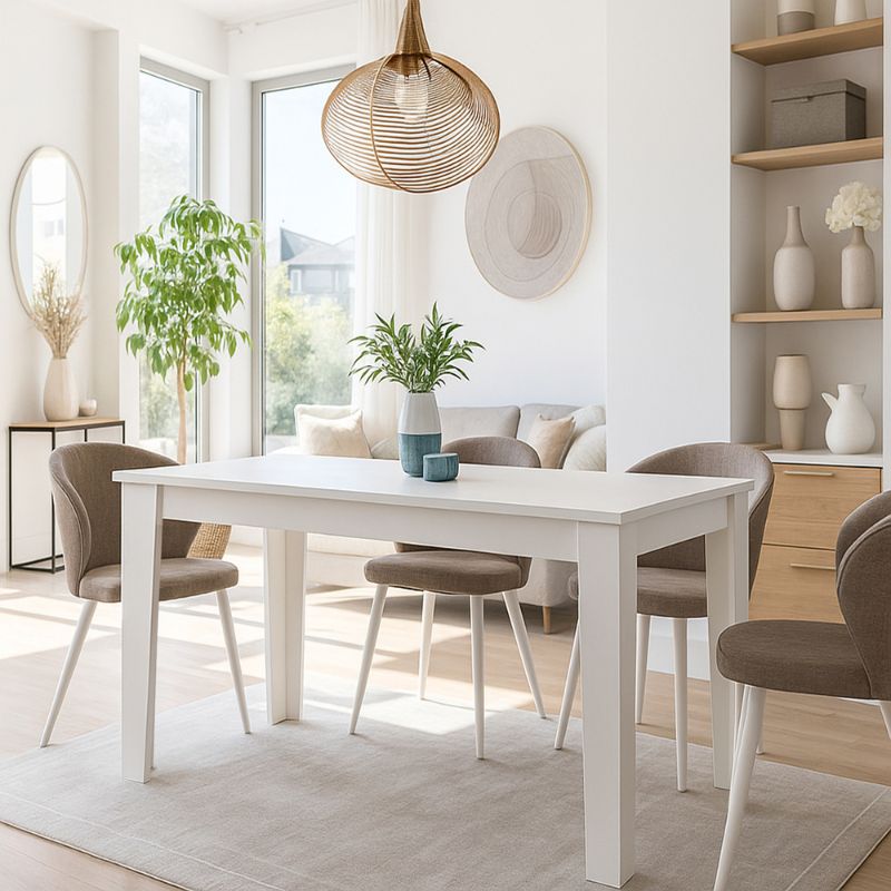 Τραπέζι χρώμα λευκό 4