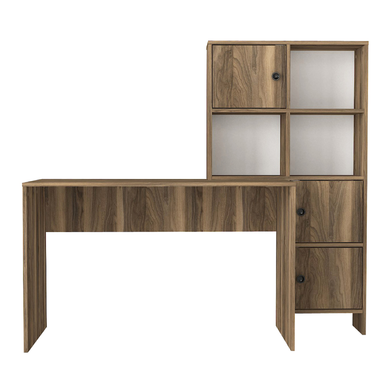 Γραφείο εργασίας αναστρέψιμο χρώμα καρυδί 6