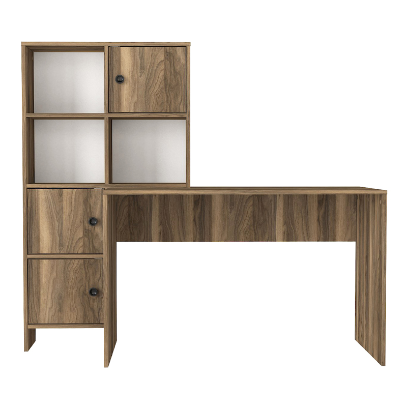 Γραφείο εργασίας αναστρέψιμο χρώμα καρυδί 7