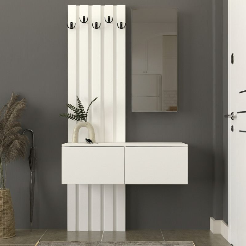 Έπιπλο εισόδου χρώμα λευκό