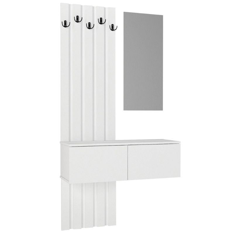 Έπιπλο εισόδου χρώμα λευκό 7