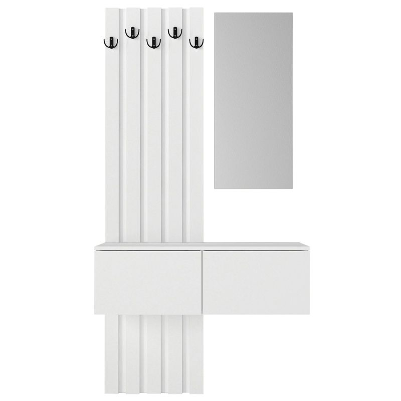 Έπιπλο εισόδου χρώμα λευκό 8