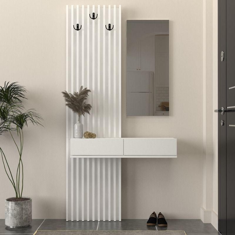 Έπιπλο εισόδου χρώμα λευκό