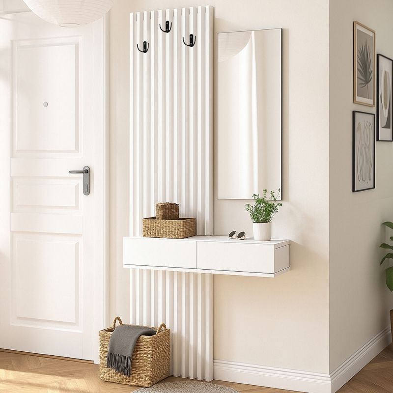 Έπιπλο εισόδου χρώμα λευκό 6