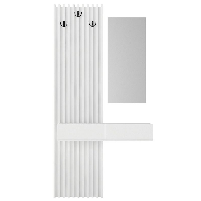 Έπιπλο εισόδου χρώμα λευκό 7