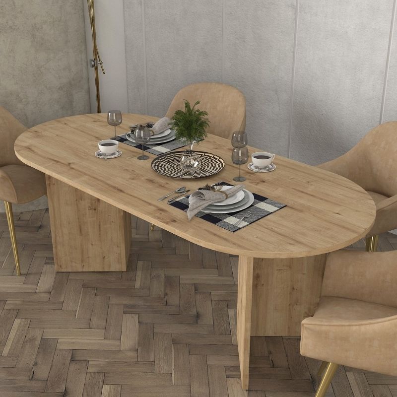 Τραπέζι χρώμα oak 3