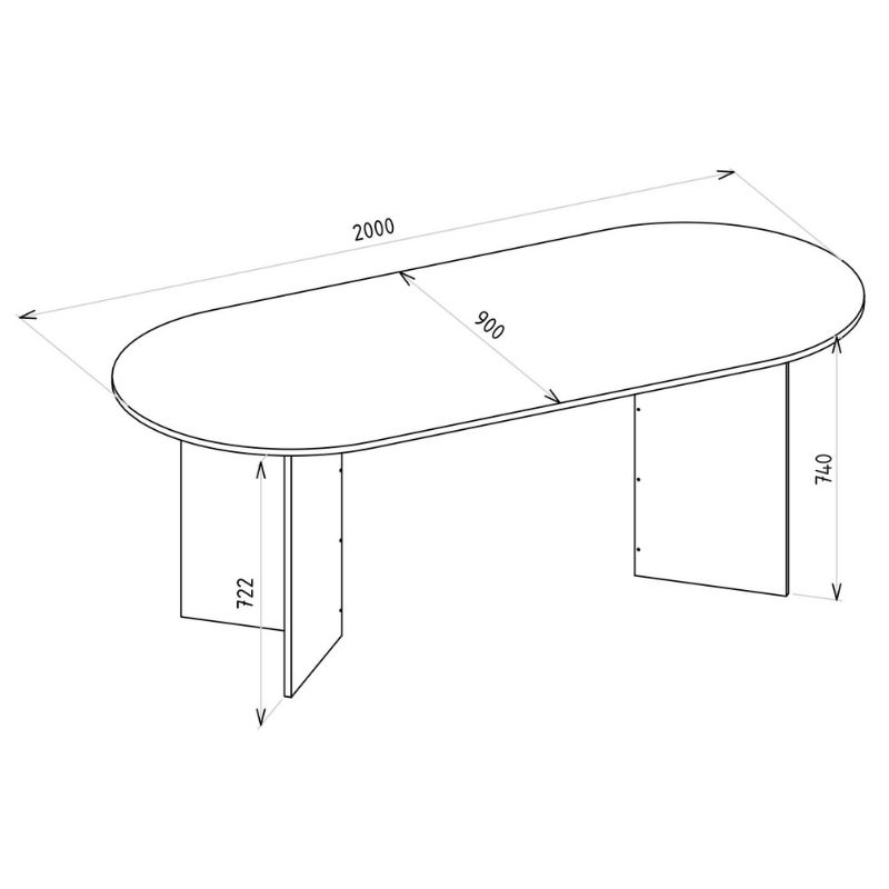 Τραπέζι χρώμα λευκό εφέ μαρμάρου 10