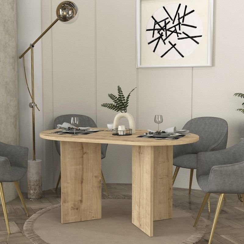 Τραπέζι χρώμα oak 3