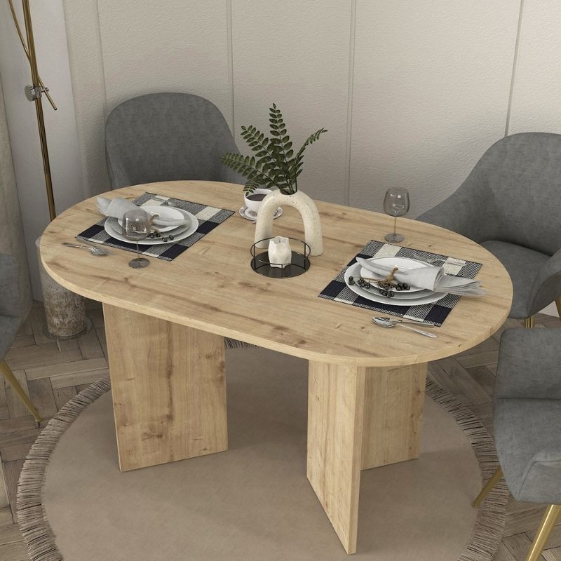 Τραπέζι χρώμα oak 4