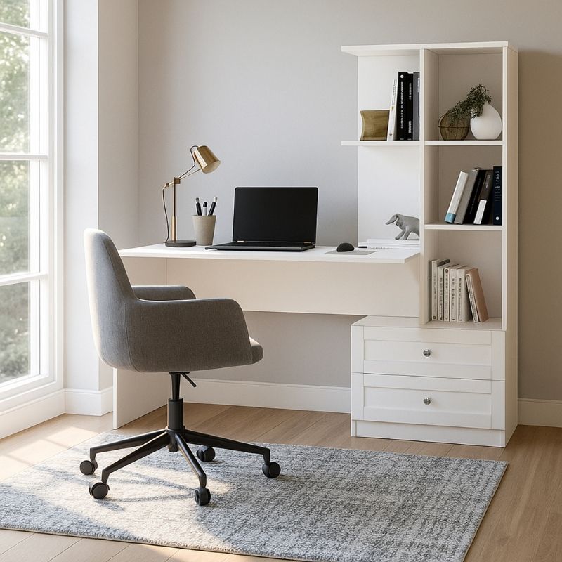 Γραφείο εργασίας χρώμα λευκό