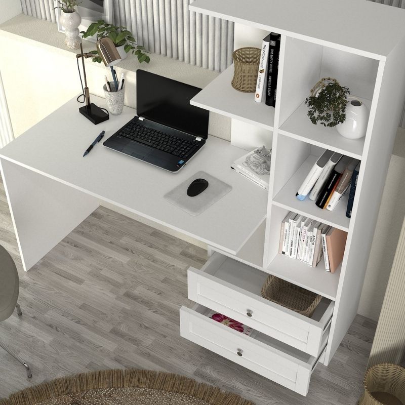Γραφείο εργασίας χρώμα λευκό 4